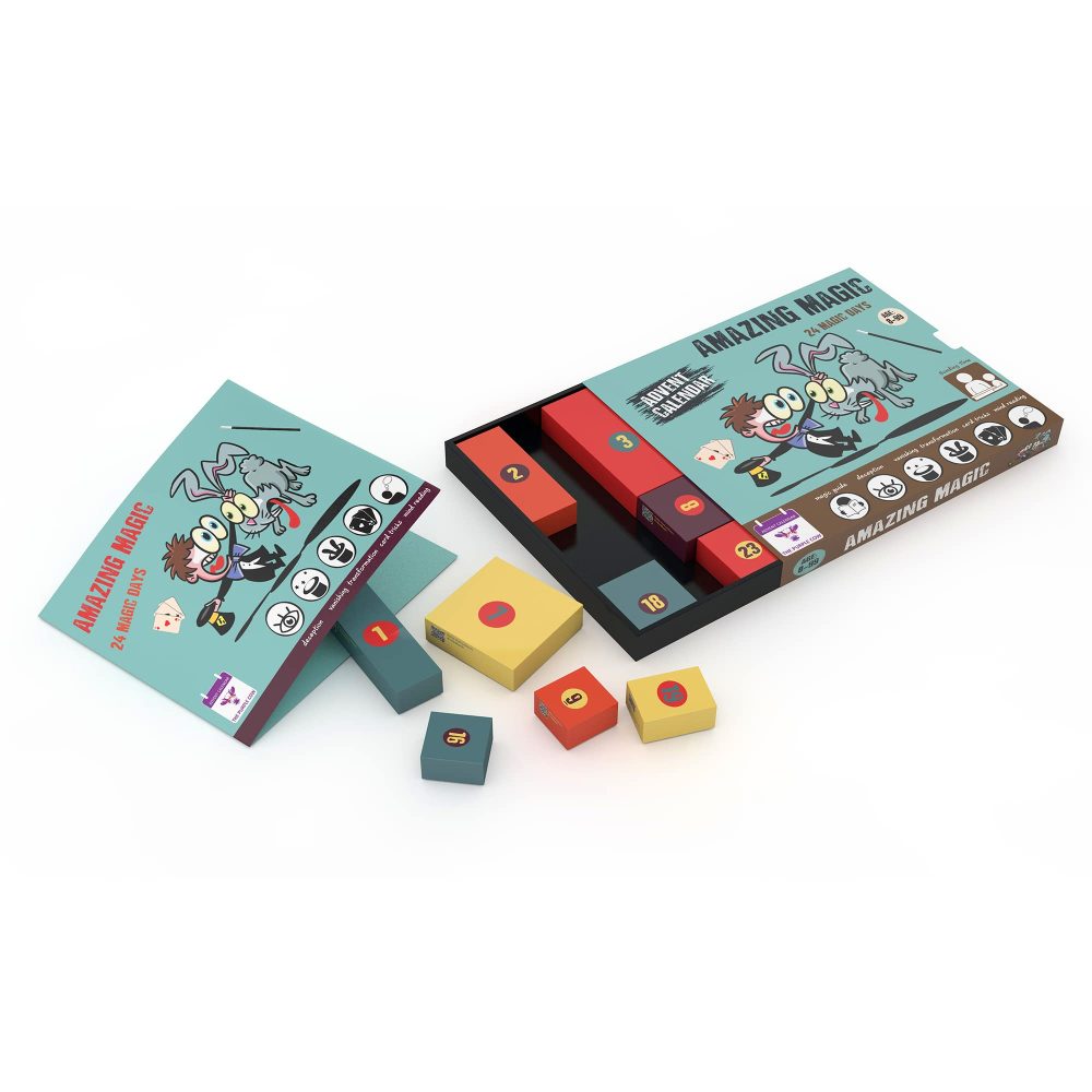 2024 Advent/Countdown Calendar Amazing Magic. 24 COOL & EASY to learn Magic tricks. Comes with a step-by-step picture + video guide. For kids aged 8+. The perfect magician starter kit. - Image 9