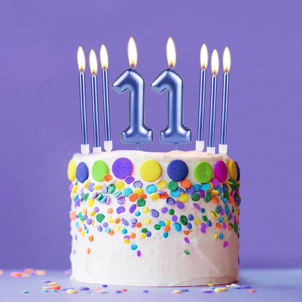 Royal Blue Happy 12th Birthday Candles Set, Blue Number 12 Candle, Blue Birthday Candles for Cake, Party Cake Candles Cake Toppers for Girl Boy Women Men 12th Birthday Decorations Wedding Anniversary - Image 6