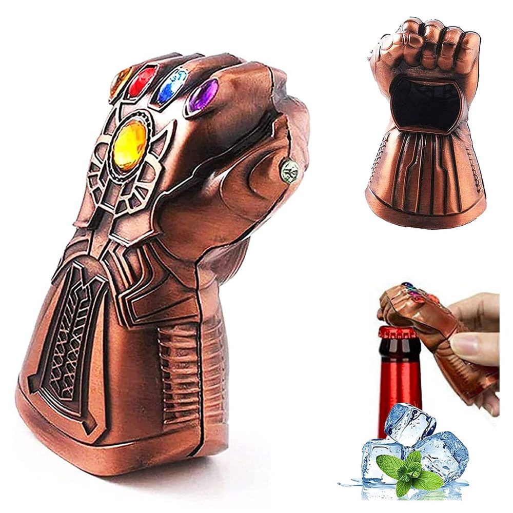 Beer Bottle Opener, Thanos Glove Bottle Opener, The Avengers 4: Endgame Bottle Cap Opener Gift Great for for Bar, Party, Beer Lovers, Excellent Birthday Gifts for Fans - Image 2