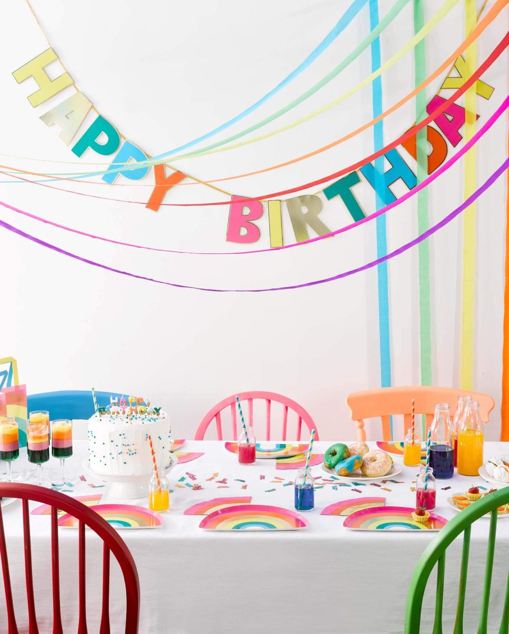 Rainbow Paper Plates for Birthday Party, Disposable Strong and Durable Dishes for Pride Celebration Colourful Tableware for Kids and Adults Pack of 12 (24cm) - Image 5