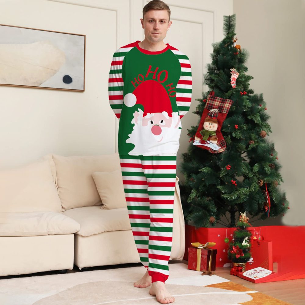 Menore Matching Family Pajamas Set, Christmas Sleepwear Long Sleeve, Reindeer Pajamas Set, PJs Xmas Festival Party Holiday Nightwear Dad Mom Adults Kids 01Mom 3XL - Image 6