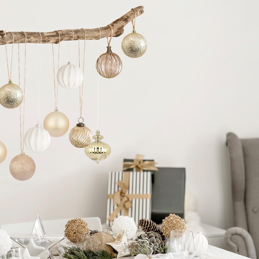 KI Store Champagne Christmas Baubles Christmas Tree Decoration Ornaments 18pcs Shatterproof Balls for Xmas Hanging Decorations Festival Holiday Decor - Image 5