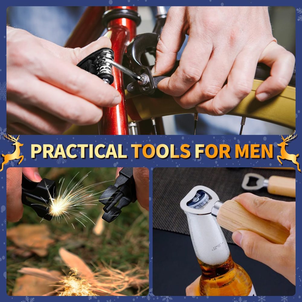 iZoeL Advent Calendar 2024 Men Tools Sets Adult Advent Calendar for Men Tool Kit Teen Advent Calendar Xmas Calendar Teenager Boy Christmas Calendar Men 24 Basic Hand Tools - Image 8