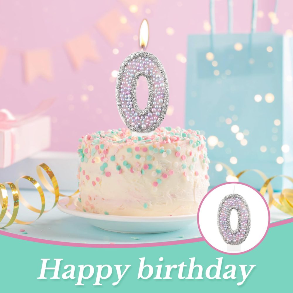 Macaron 3rd Birthday Candles,Purple Pink Number 3 Candle for Cake, Color Pearl Candles, Macaron Themed Birthday Decorations, Sparkler Birthday Candle Cake Topper for Girls Boys Birthday Party Supplies - Image 2