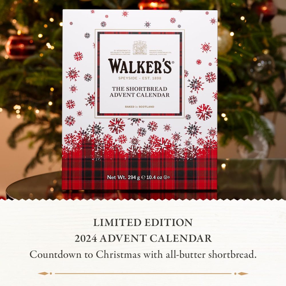 Walker’s 2024 Advent Calendar with Shortbread Cookies from Scotland (294g) Limited Edition Cookie Box with Christmas Cookies in Various Shapes and Flavours - Image 6