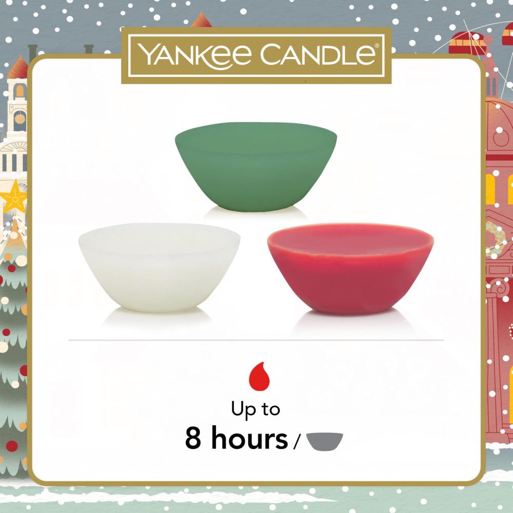 Yankee Candle Christmas Scented Wax Melt Discovery Gift Set, 12 Scented Wax Melts, 1 Wax Melt Burner & 1 Unscented Tea Light, Perfect Christmas Gifts for Women, Signature - Image 5