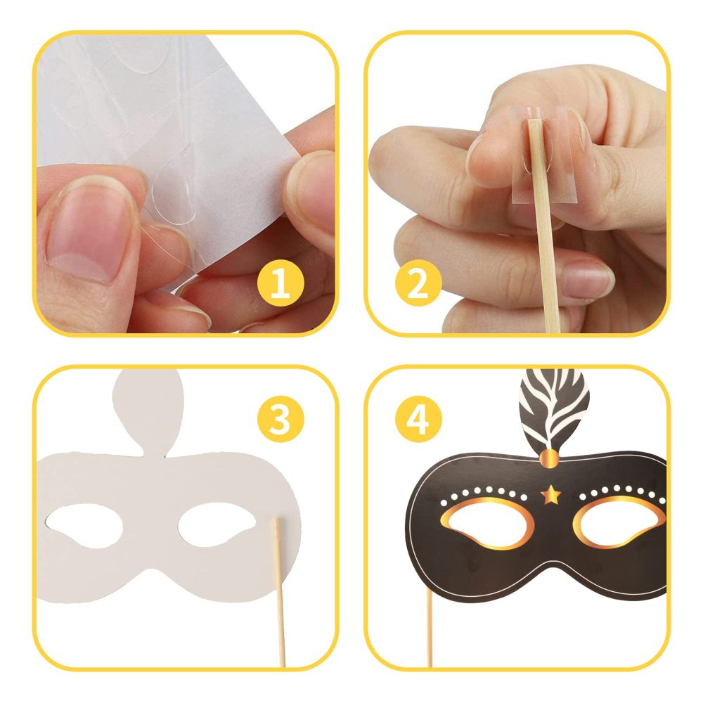 AIBAOBAO 50th Birthday Photo Booth Props, 24Pcs Glitter 50th Birthday Decorations for Men Women, Funny DIY Kit 50th Birthday Props Party Supplies Decoration and Favors - Image 2