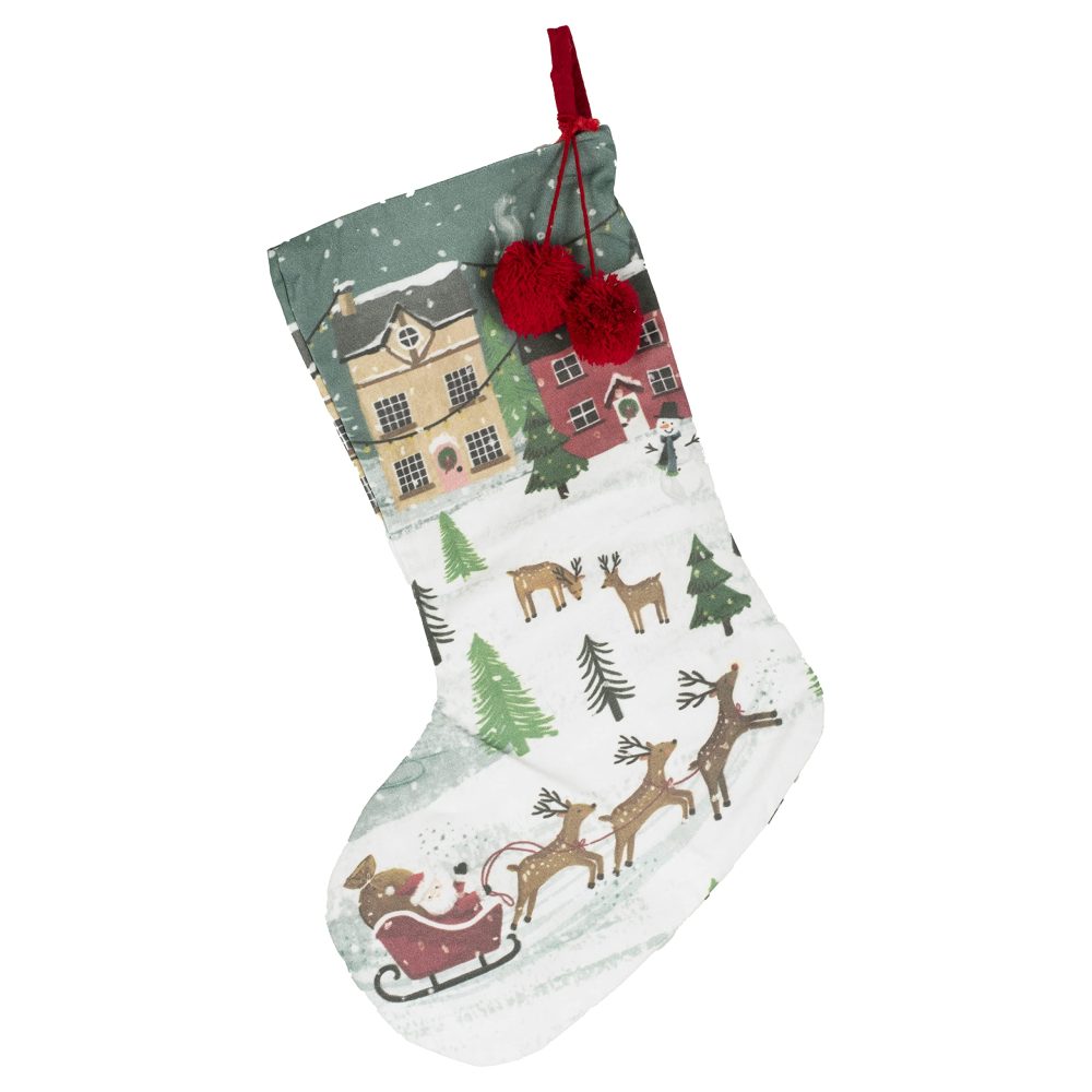 Ginger Ray Fabric Christmas Stocking Holder for Adults and Kids 45cm, / 18inch in Height - Image 4