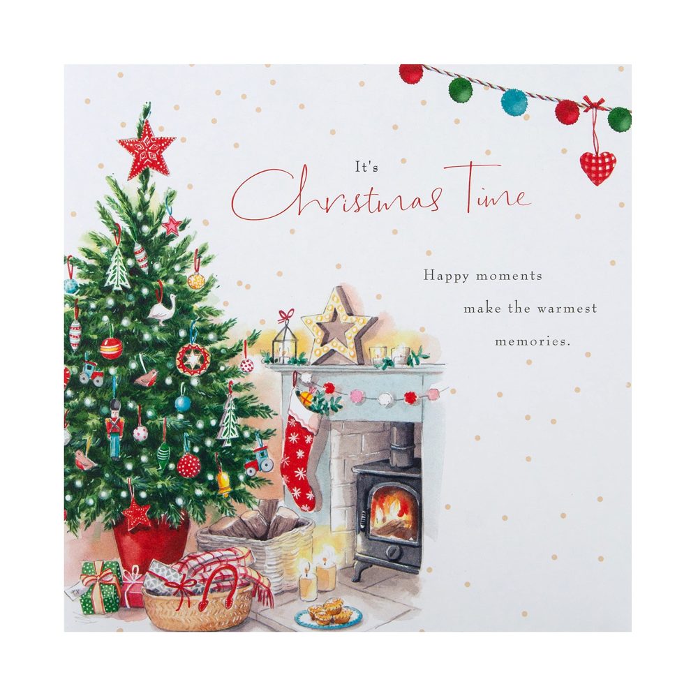 Hallmark Multipack Christmas Cards, Charity Cards, Pack of 16 in 2 Classic Lucy Cromwell Designs, Red Door, Christmas Tree - Image 4