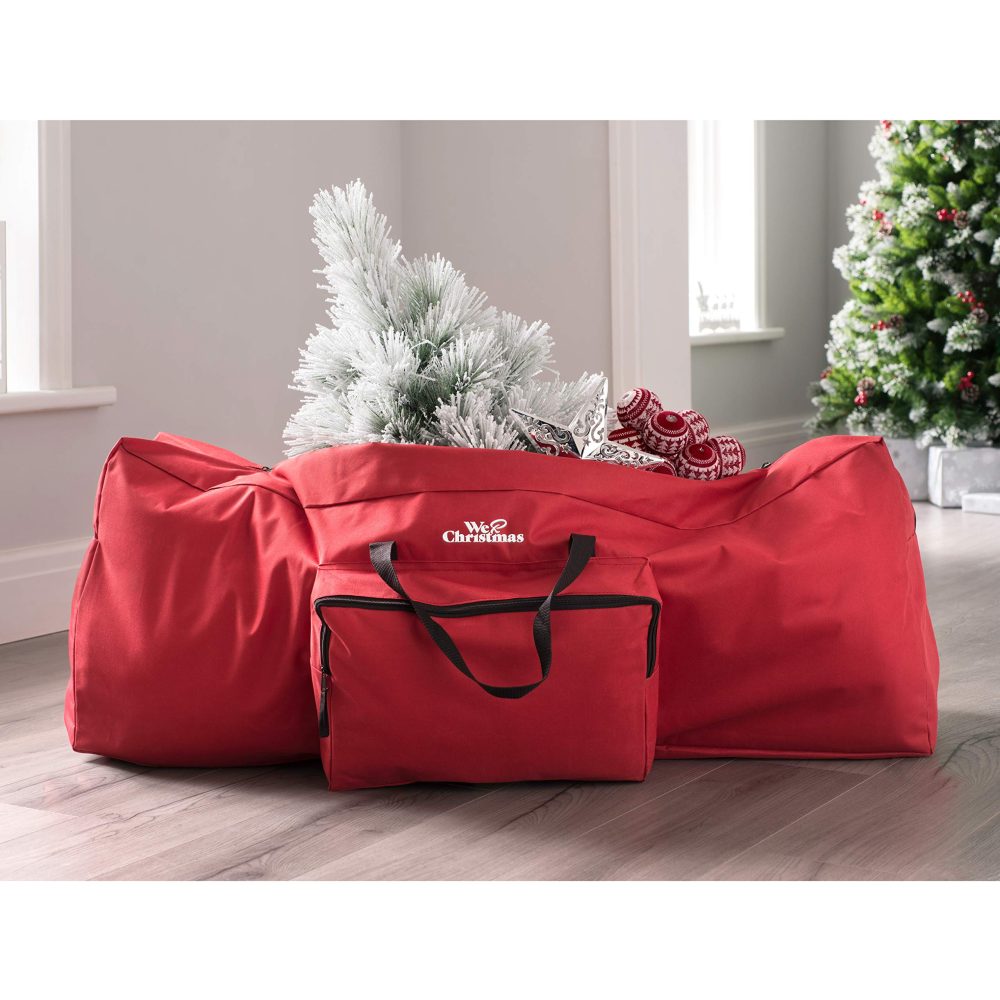 WeRChristmas Christmas Tree Storage Box, 8 Feet, Red - Image 3