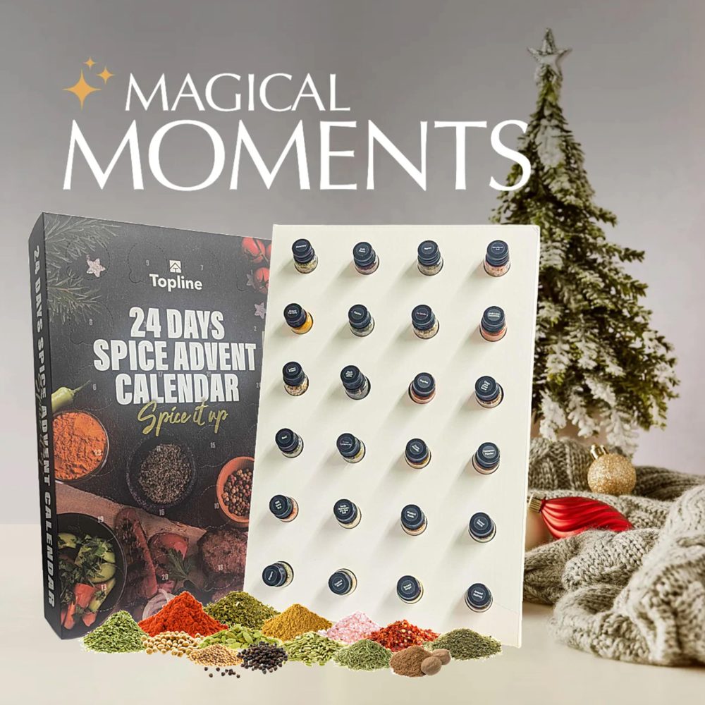 Gourmet Spice Advent Calendar 2024 for Chefs - Premium 24 Seasoning, Mixed Herbs & Spice Jars Unique Advent Calendar for Stocking Filler, Christmas Gifts, Birthdays - Image 6