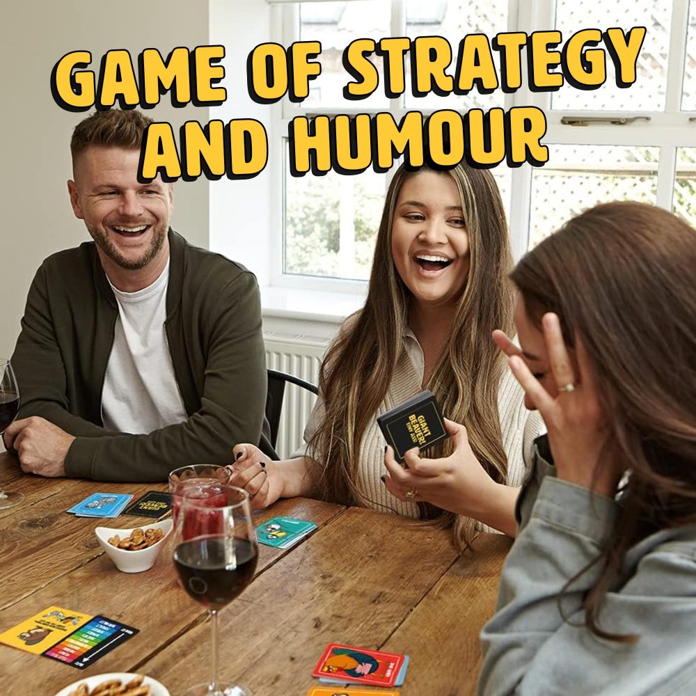 Ginger Fox Giant Beaver Tiny! Party Card Game | Hilarious Boasting Fun for Grown Up | Silly Wordplay | Great for Game Night with Friends | Naughty Nature Animal Games for 2+ Players, Ages 16+ - Image 4