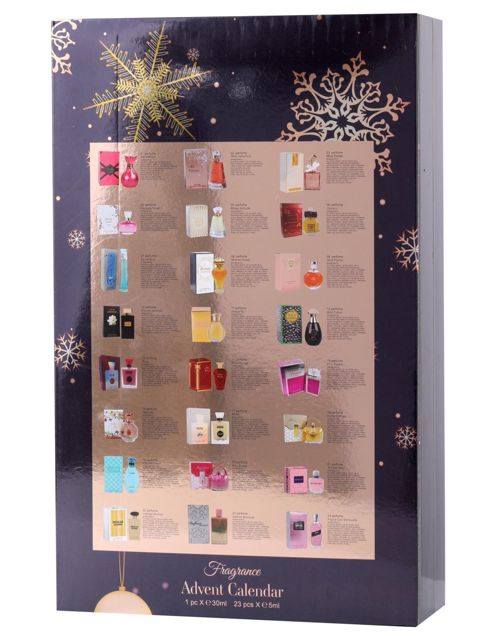 Fragrance for Women Christmas Advent Calendar, 24 Sensational Fragrances for Her 2024, Purple Perfume Gift Set for Woman - Image 6