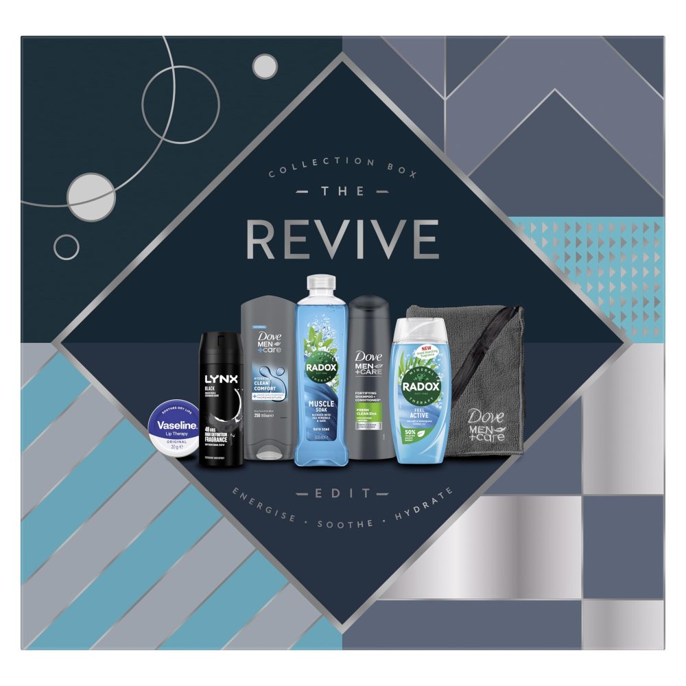 RADOX, Dove, LYNX & Vaseline Revive Edit Collection Box Gift Set with a gym towel perfect gifts for him 7 piece - Image 6