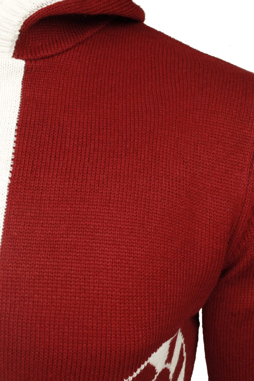 Xact Men's Novelty Hooded Christmas Jumper (Santa - Red) S - Image 3