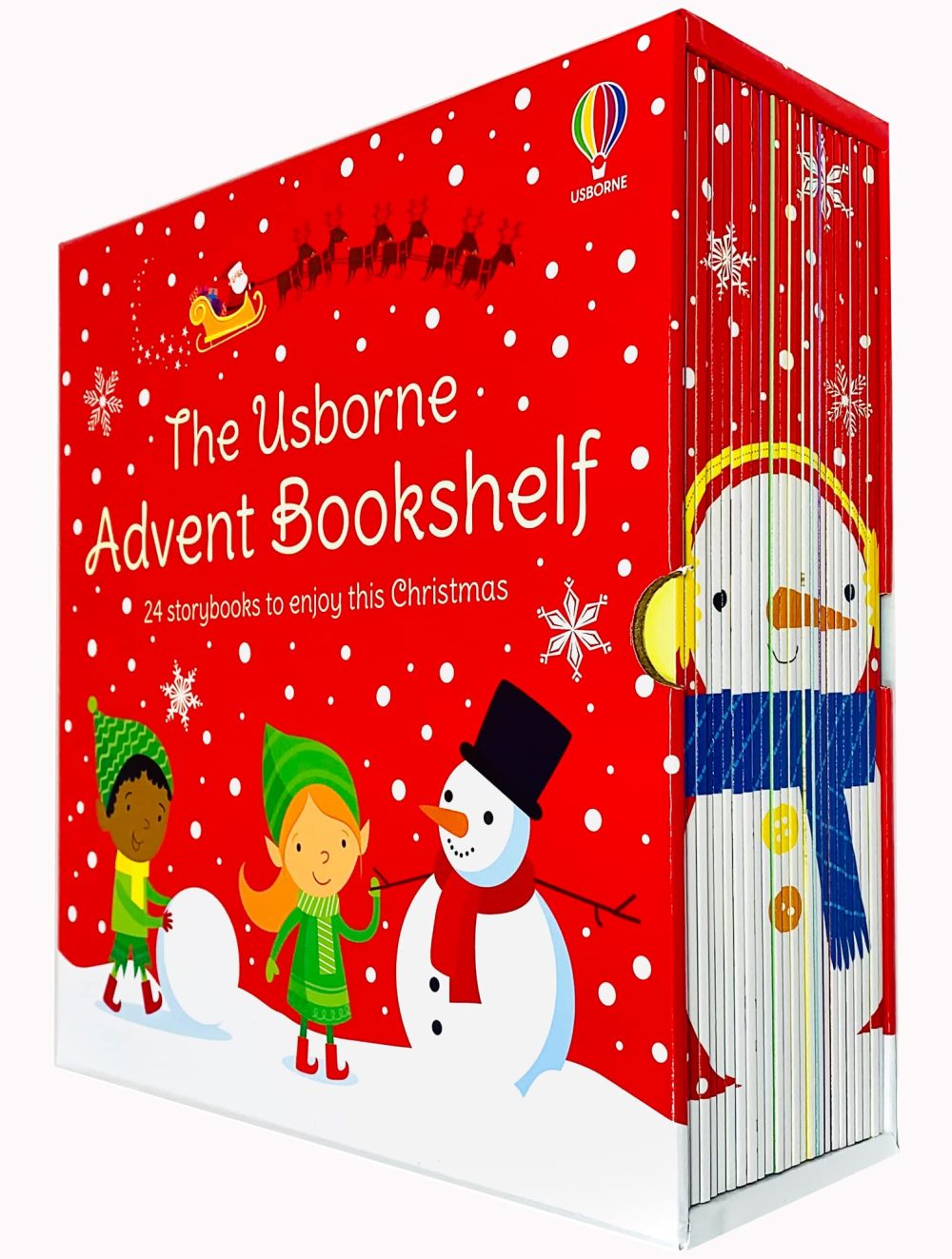 The Usborne Advent Bookshelf 24 Storybooks Christmas Collection Box Set