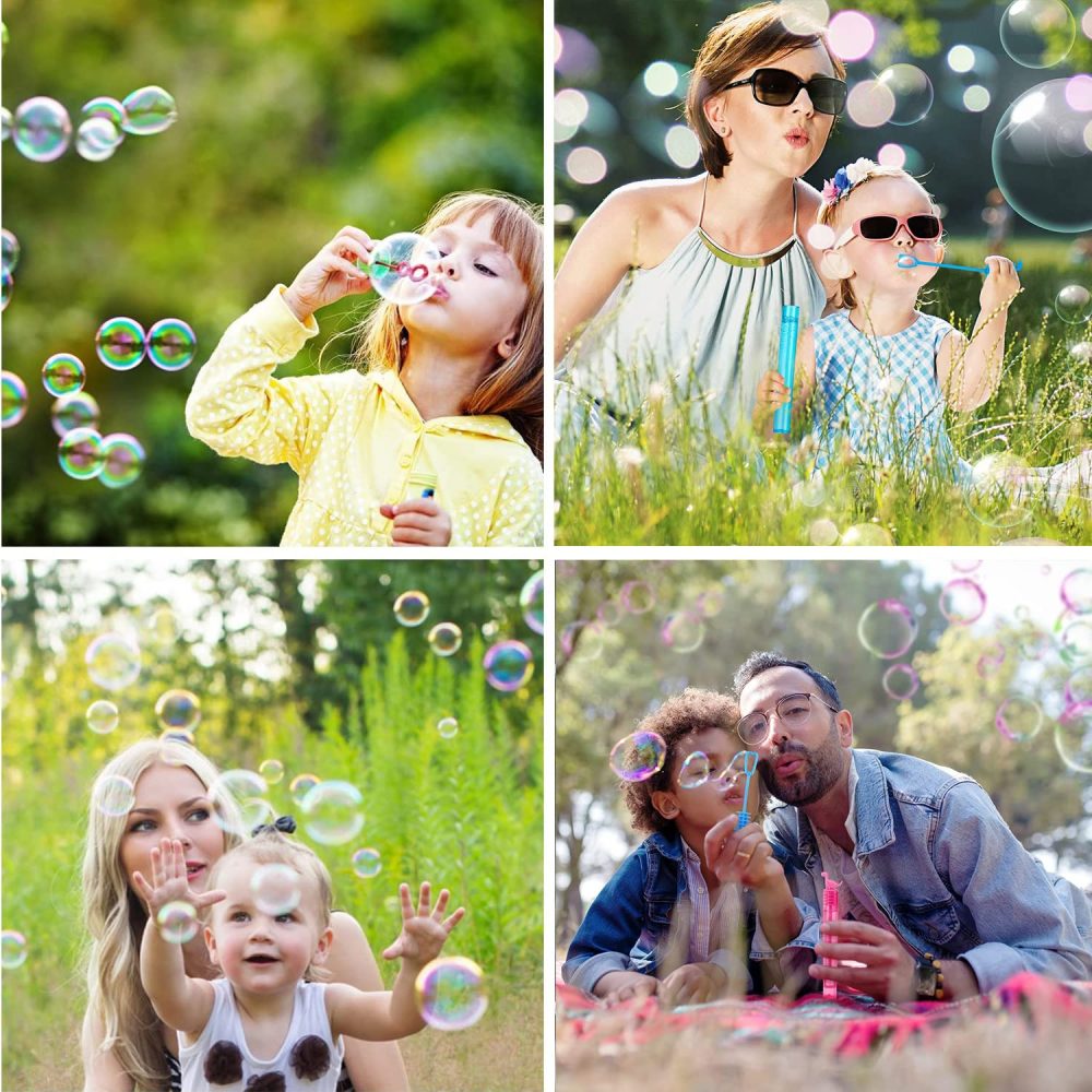 Bubbles for Kids, Party Bag Fillers for Kids, 20 pcs Bubble Wands Mini 6 Colors Ramdom Dinosaurs Bubbles Kids Party Bag Fillers, for Kids Party Favours, Summer Toy Party, Bath Toys so - Image 4