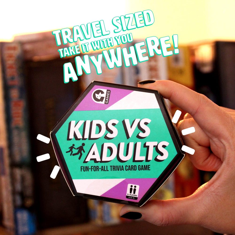 Ginger Fox Kids vs Adults Fun-for-All Trivia Card Game, Family Games for Ages 8+, Show Who s The Boss by Correctly Answering Trivia Cards, Fun Games for Family Game Night - Image 7