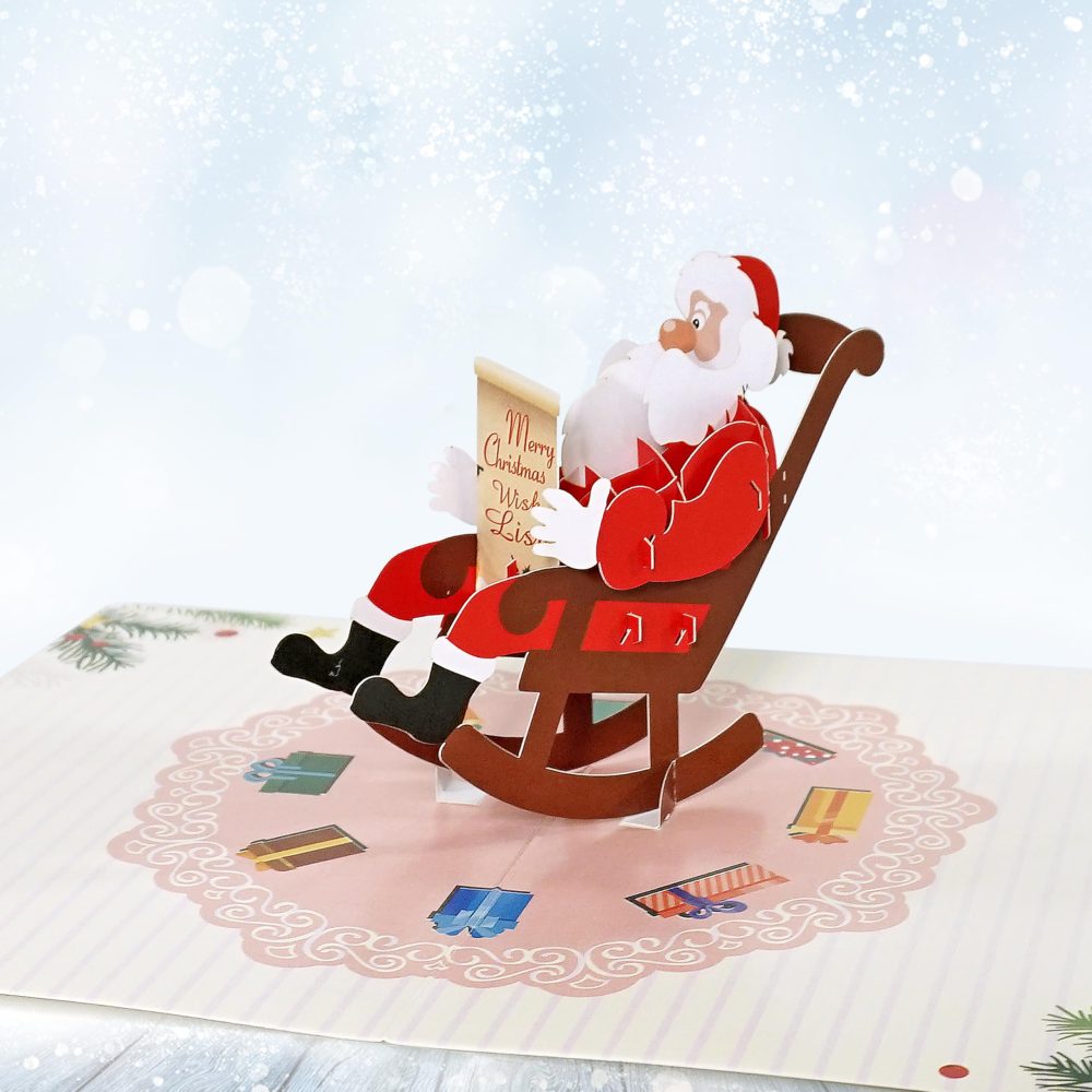 CUTPOPUP Pack 5 Christmas Cards, Christmas Cards 2024, 3D Xmas Cards 2024, Merry Christmas Pop Up Cards, Christmas Cards for Her, Him, Wife, Husband, Mum, Dad (Xmas 5Pack) US8-SET1UK1218 - Image 6