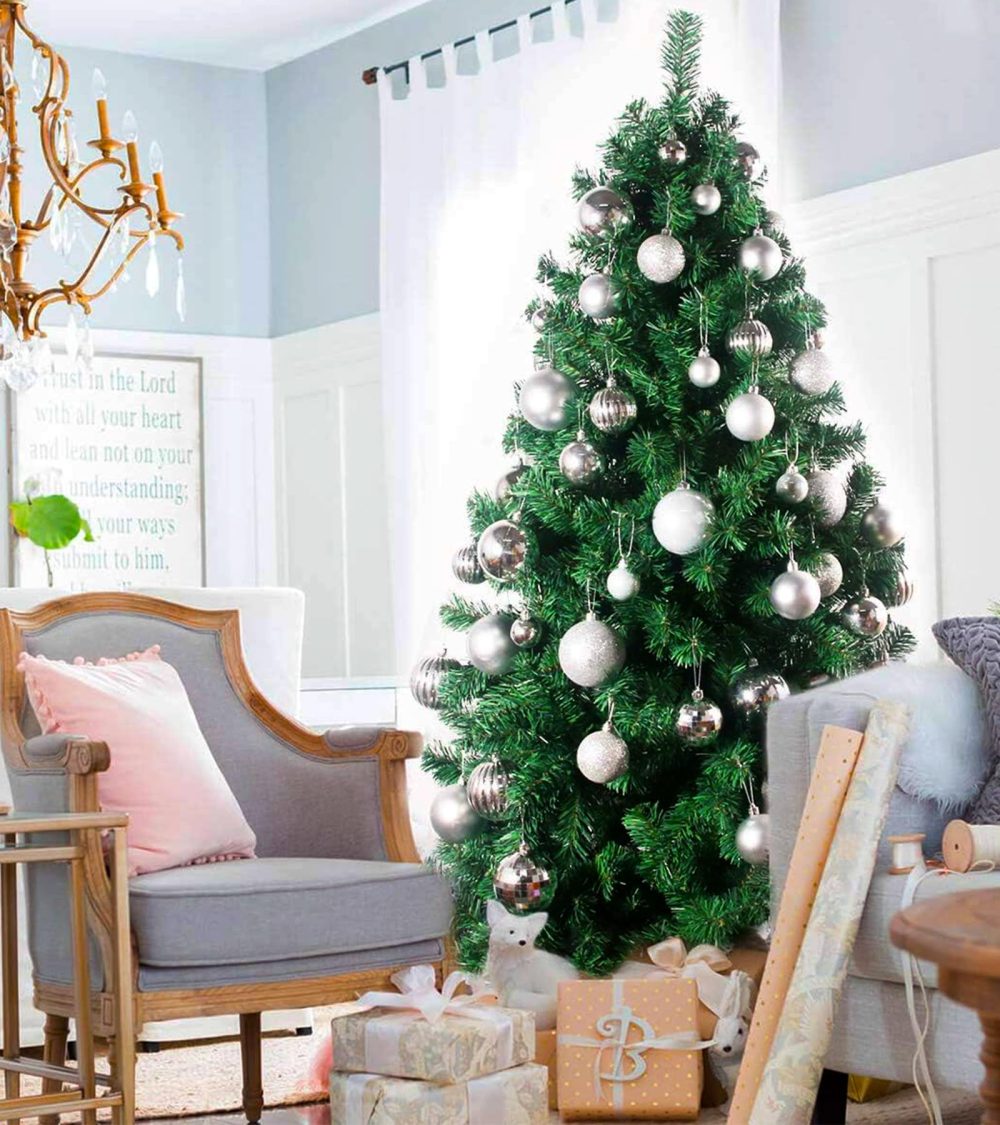 BLAZOR Christmas Baubles, 36Pcs 6CM Christmas Tree Baubles - Shatterproof Christmas Tree Decorations, Large Xmas Hanging Ball for Holiday Wedding Party Ornaments - Image 4