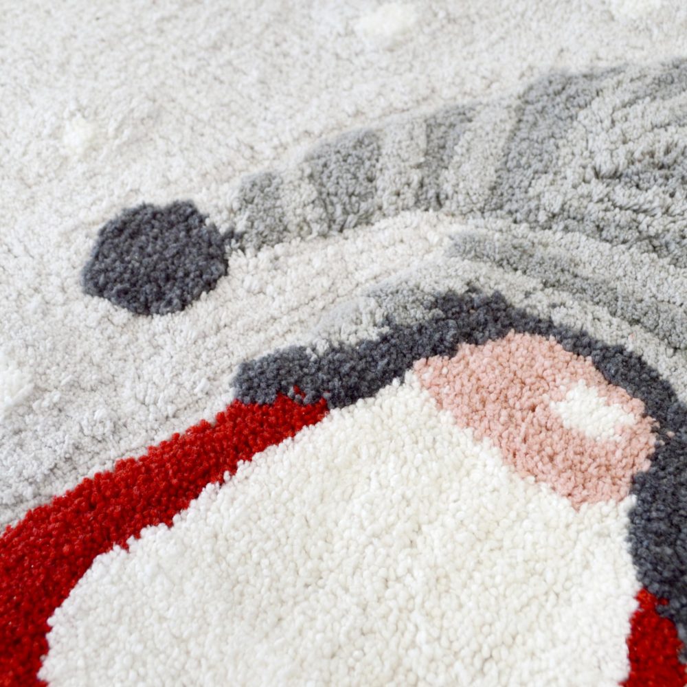 Allure Christmas Bath Mat Non Slip 50 x 80cm - Gonk Design, Super Soft & Absorbent Festive Rug - Image 5