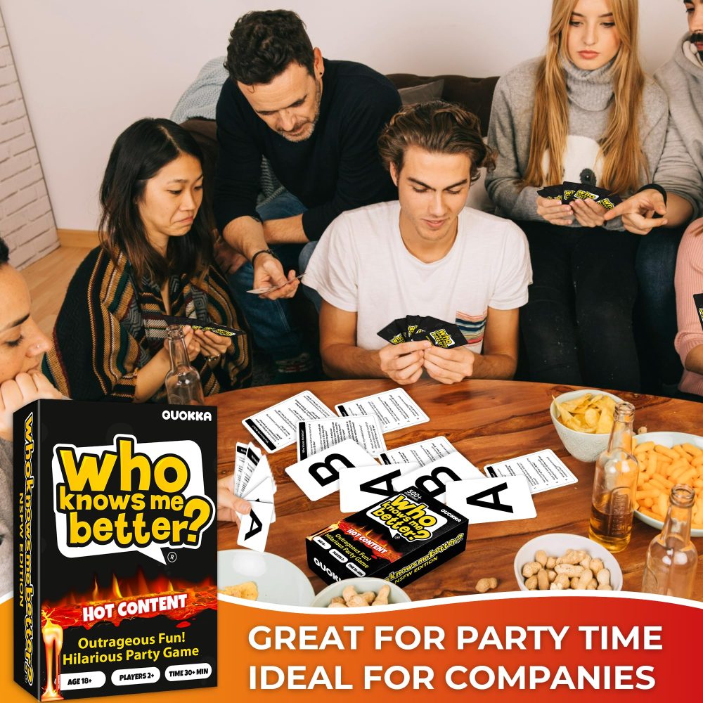 Card Games For Adults - Who Knows Me Better? NSFW Edition - Hilarious Party Game | Would You Rather? - Quiz Games For Adults Party - Image 5