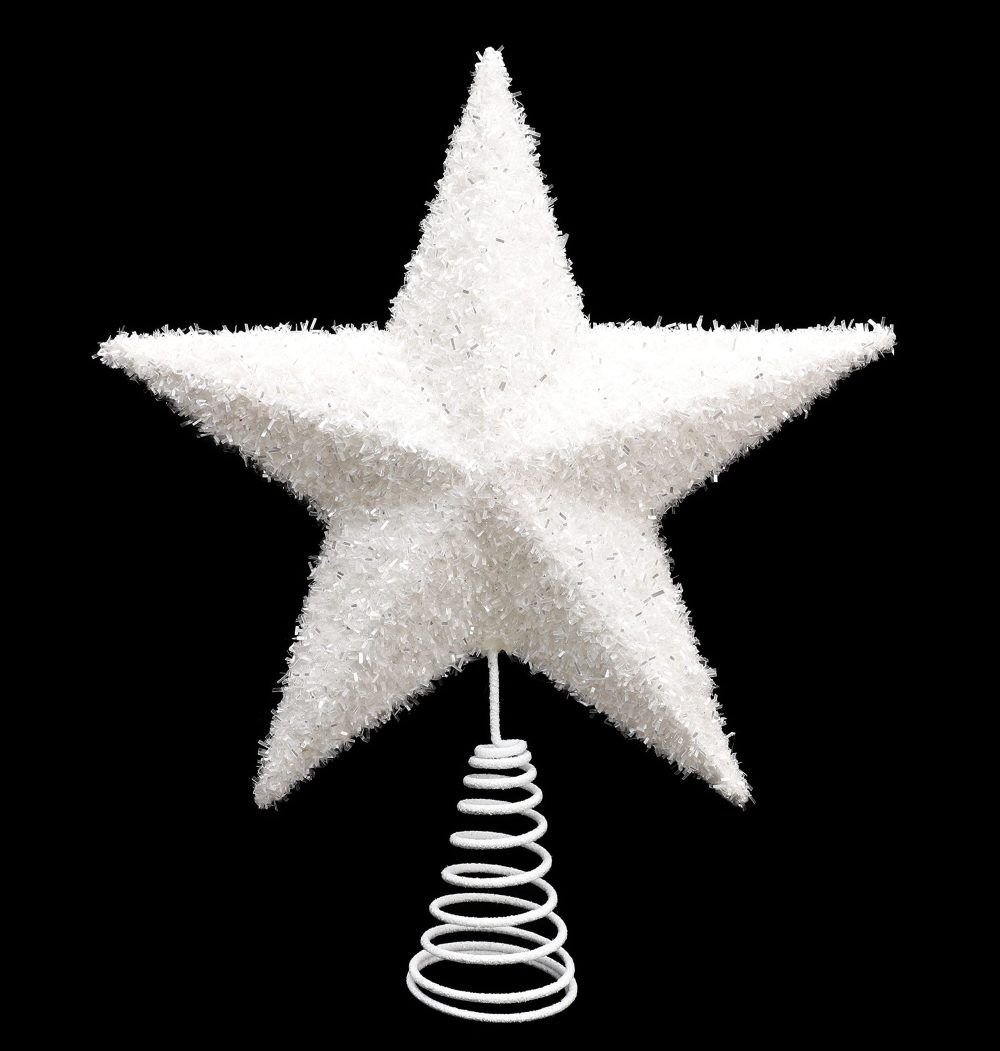 Christmas Concepts® 28cm Sparkly Tree Top Star - Luxury Christmas Decorations (White) - Image 4