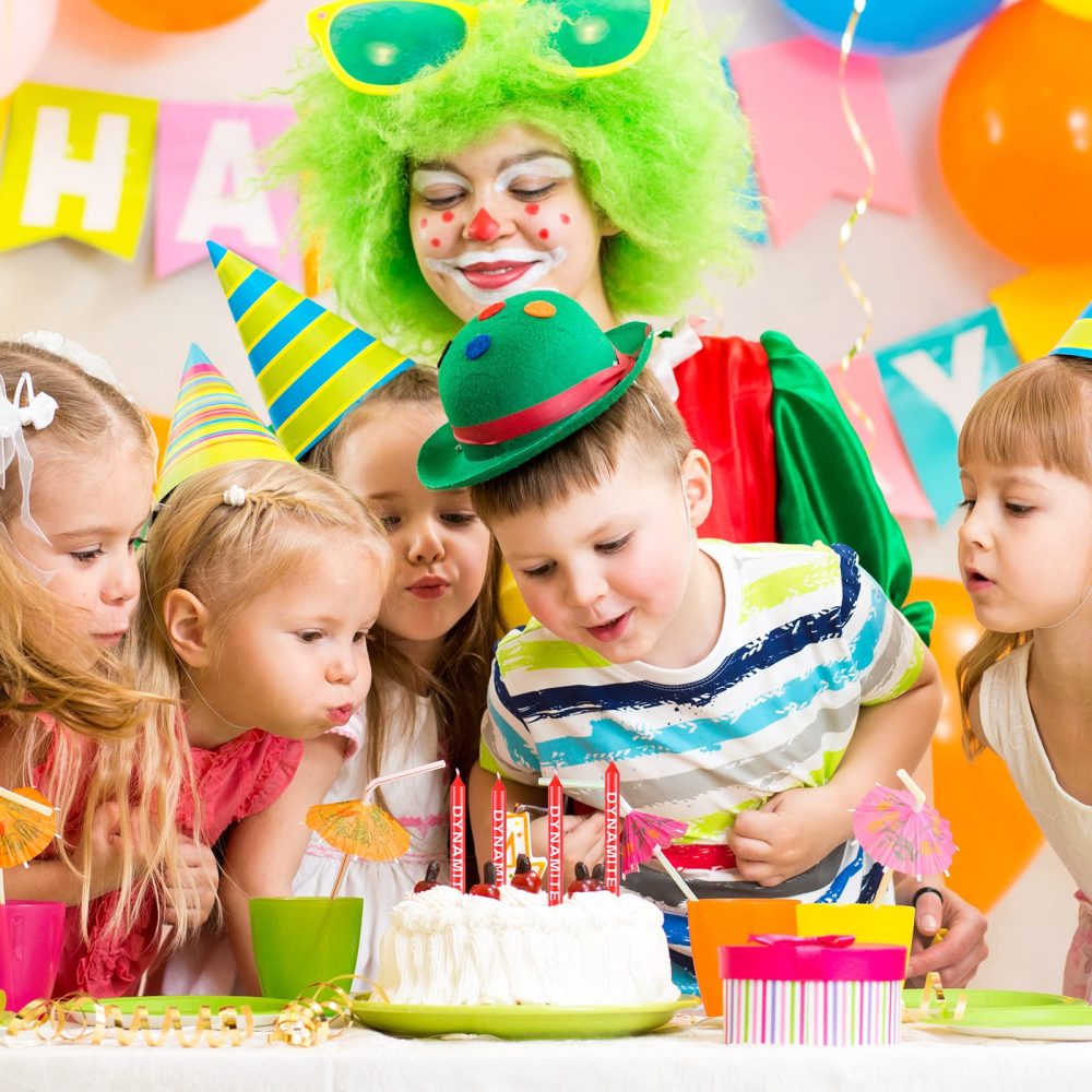 BBTO 12 Pieces TNT Themed Birthday Candles Dynamite Birthday Candles TNT Cake Toppers for Cake Decoration Video Game Party Graduation Celebration and Daily Use - Image 6
