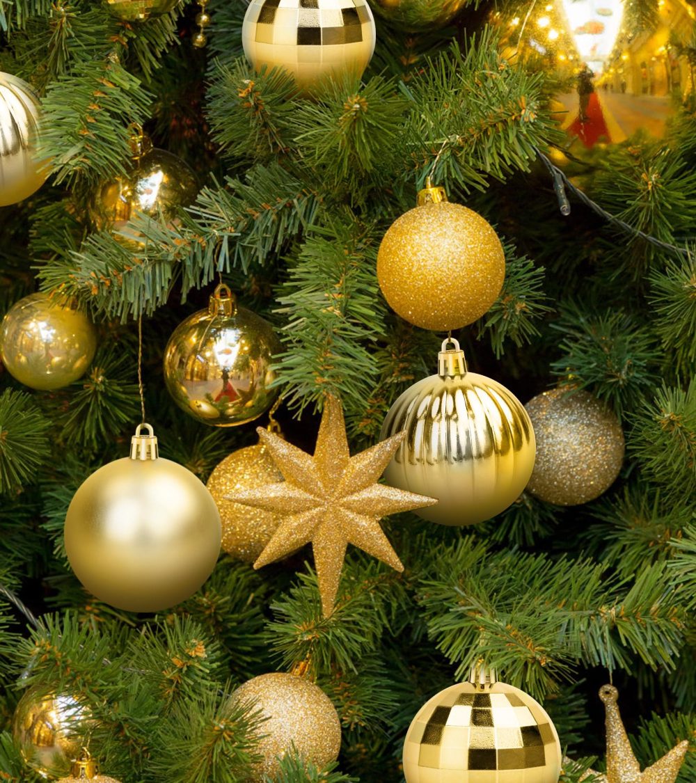 BLAZOR 36Pcs Christmas Balls Ornaments for Xmas Christmas Tree - Shatterproof Christmas Tree Decorations Large Hanging Ball for Holiday Wedding Party Decoration - Image 6
