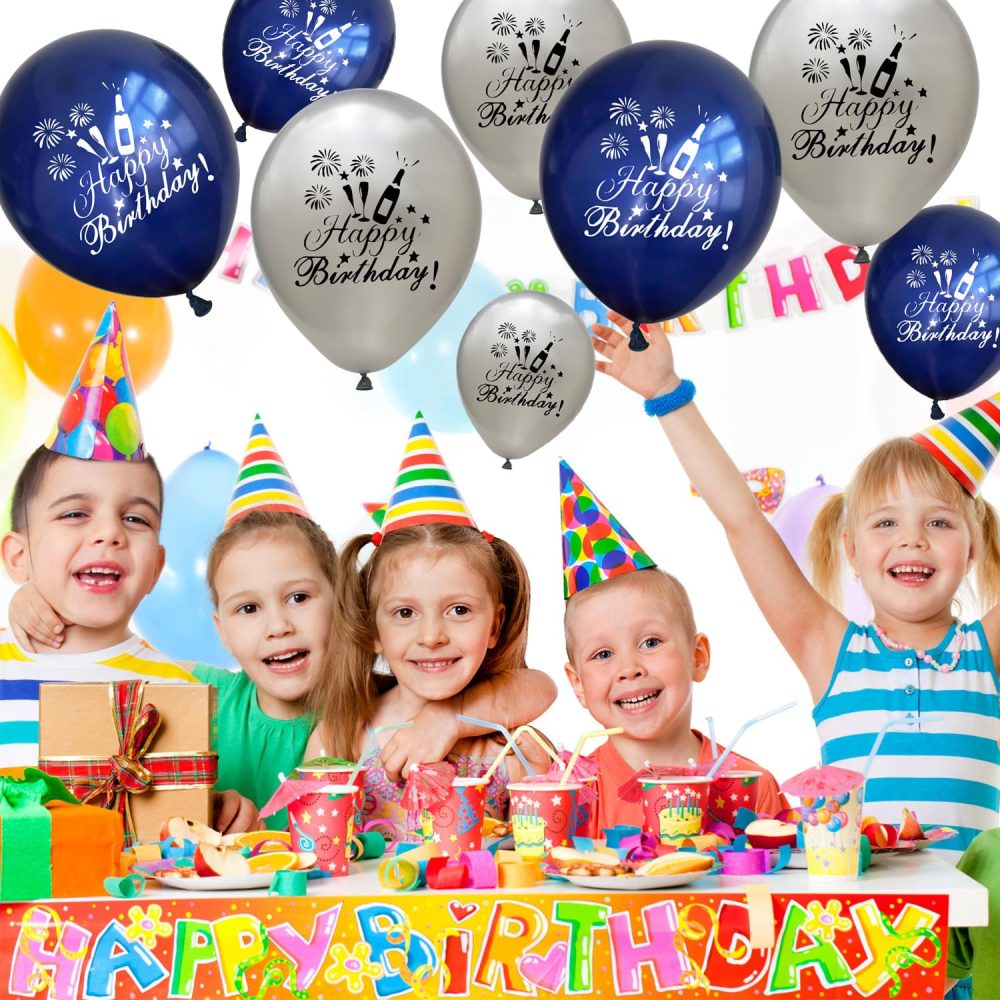 8 Pieces happy birthday balloons, 12 inch latex balloons, 21th birthday men and women 21th anniversary balloons, without ribbons, party balloon decorations for birthdays (Number 21) - Image 9