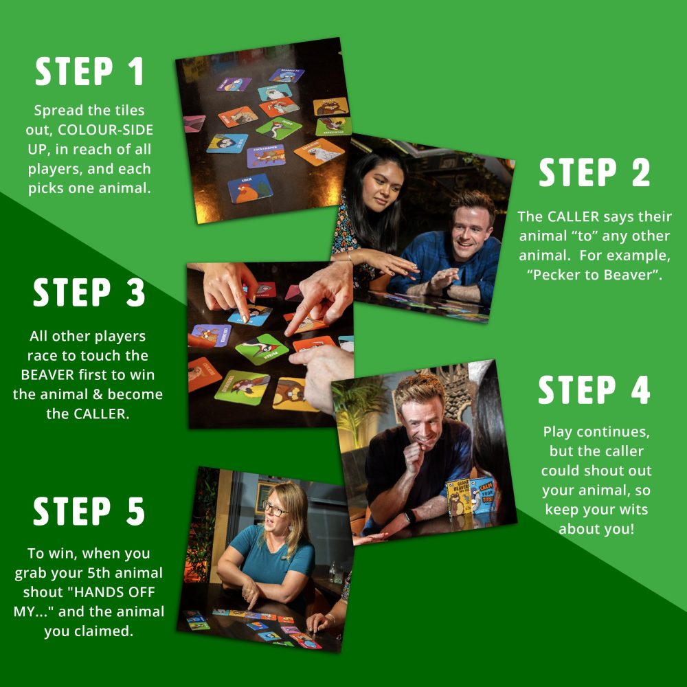 Ginger Fox Hands Off My Woodpecker Party Card Game For Grown Ups | Fast-Paced Animal-Themed Reaction Game for 3-6 Players | Hilarious Competitive Silly Fun - Image 6