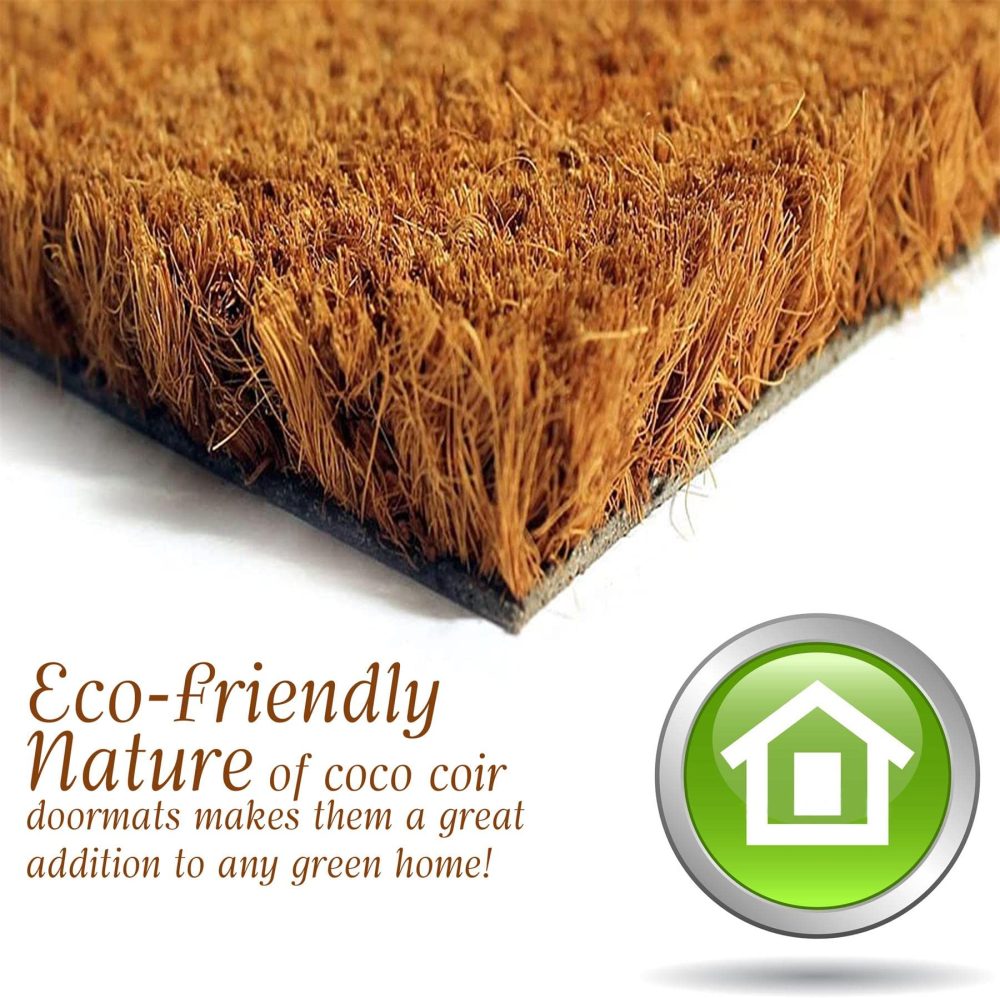 Roseley Christmas Doormat 40 x 60cm Natural Coir Coconut Runners Decorative Welcoming Xmas Mat Home Office Entrance Hallway [Merry Christmas01] - Image 5