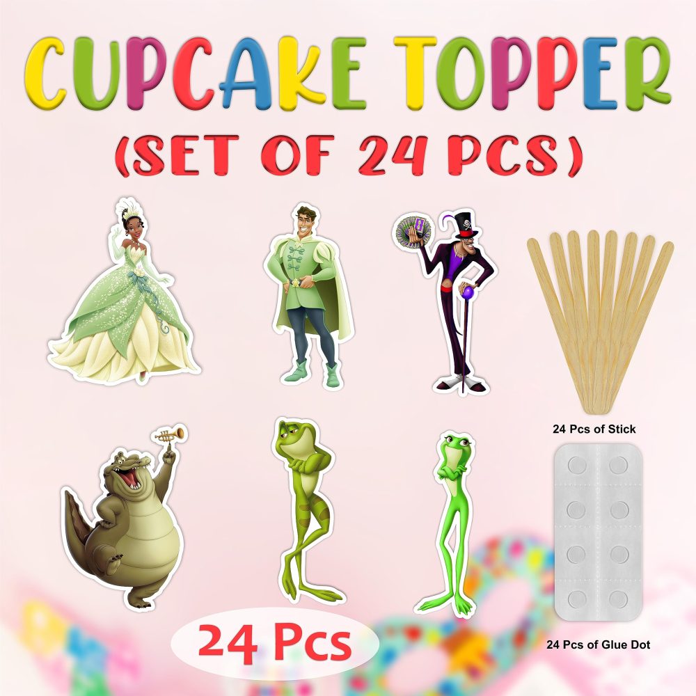 The Princss and the Frog Cupcake Topper - Image 2