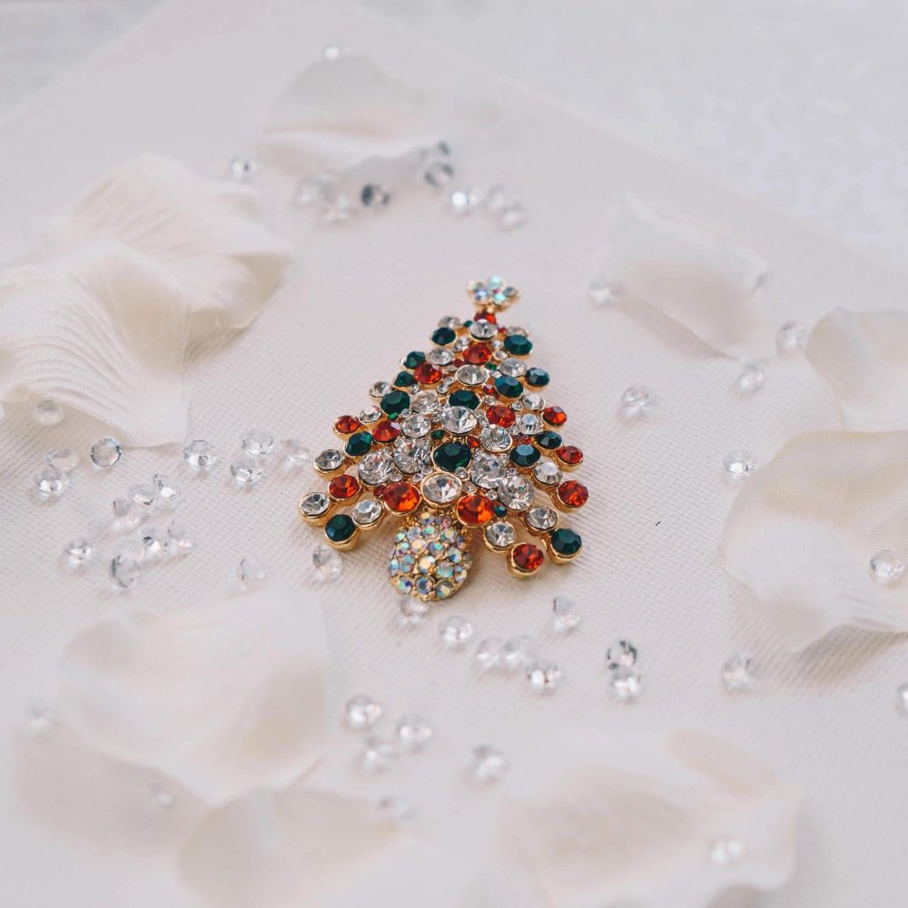 Philip Jones Christmas Tree Brooch - Image 7