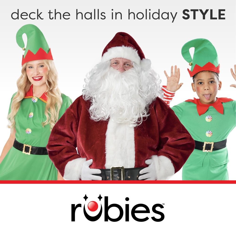 Bristol Novelty BH521 Christmas Accessory | Elf Hat with Ears | 1 Piece | Green & Red | One Size-Adult, unisex - Image 6