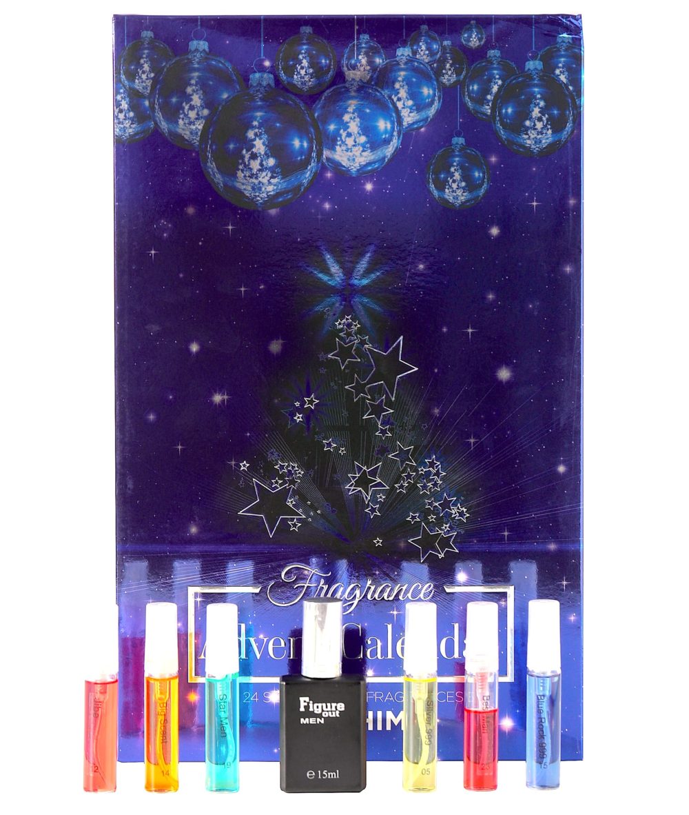 Saffron LONDON Perfume Advent Calendar 2024 Christmas 24 Fragrances for Men, Blue GIft for Man - Image 5