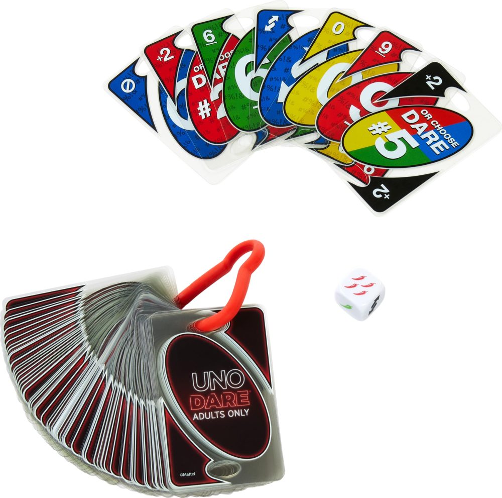 Mattel Games UNO Dare Adults Only, UK English Version, Card Game for Game Night, Travel, Camping & Party, HRL30 - Image 3