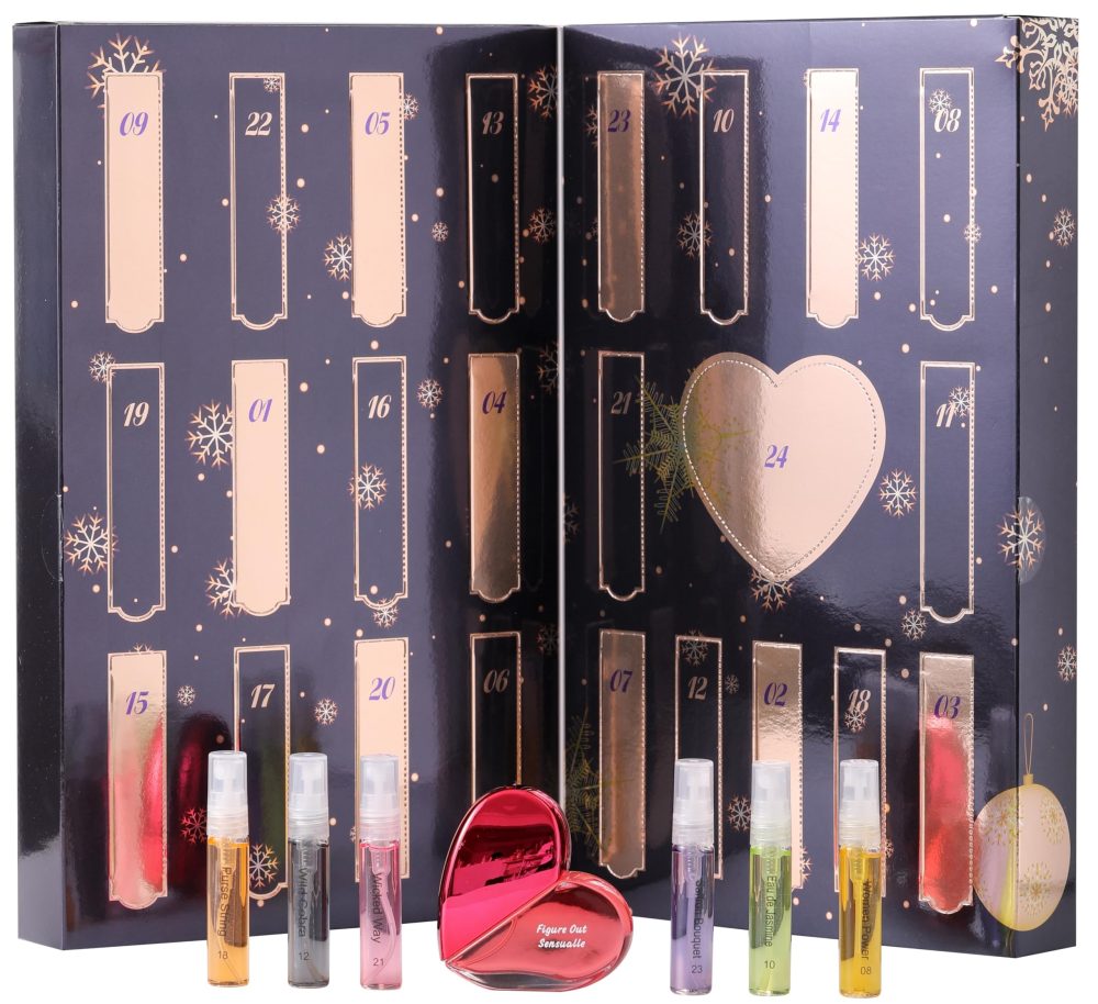 Fragrance for Women Christmas Advent Calendar, 24 Sensational Fragrances for Her 2024, Purple Perfume Gift Set for Woman - Image 5