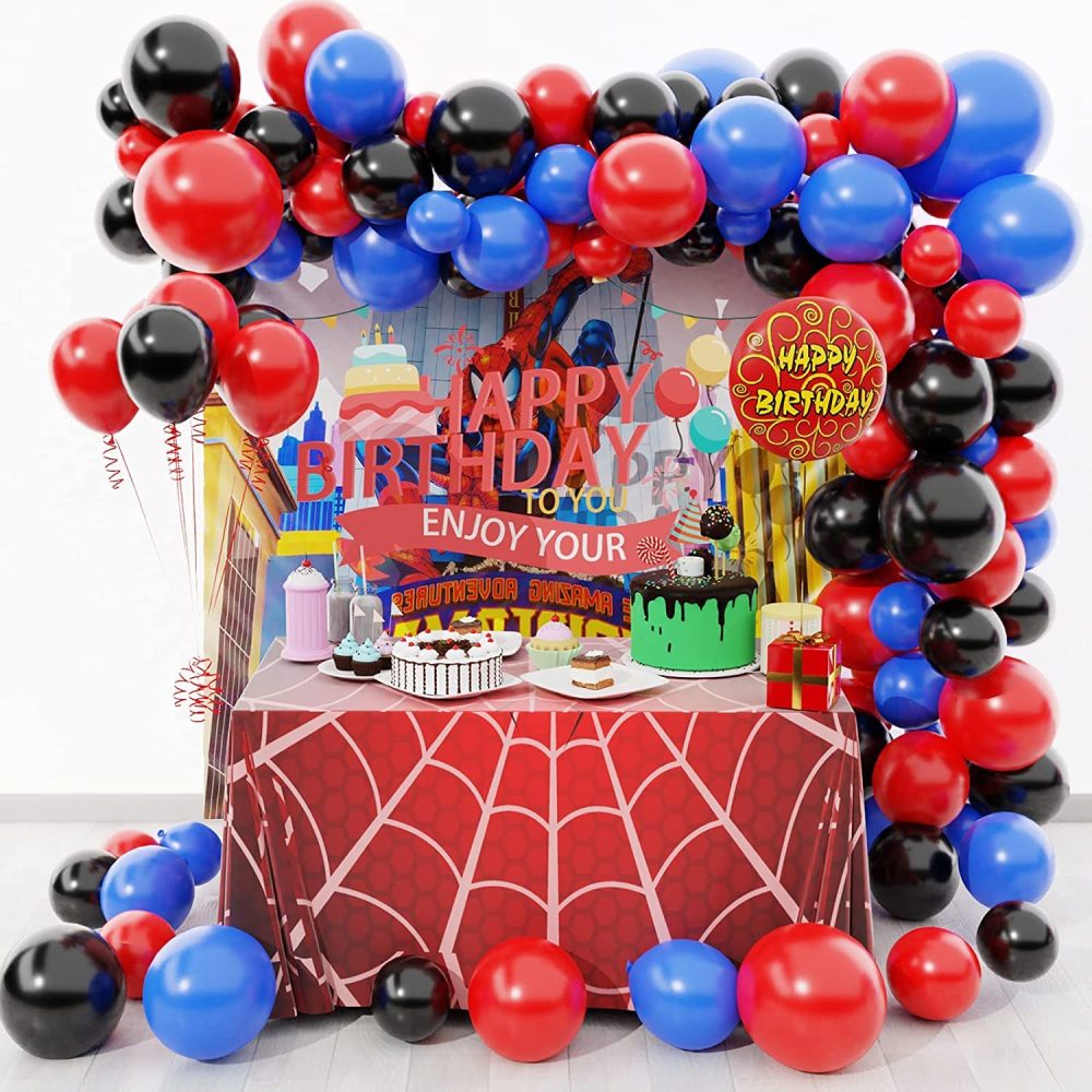 Superhero Balloons Garland Arch Kit - Avenger Party Supplies Superhero Birthday Party Decoration,Includes Happy Birthday Banner Super hero Foil Balloons for Kids Girls Boys Theme Birthday Party Decor - Image 6