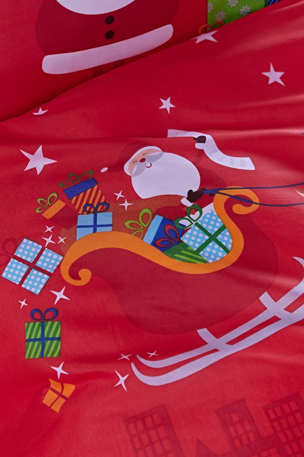 Catherine Lansfield Santa's Easy Care Double Duvet Set Multi - Image 4