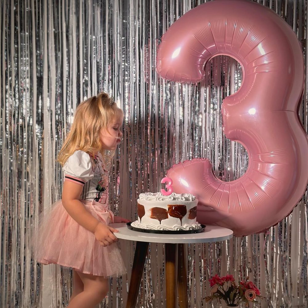 Pink Number 30 Balloon,40Inch Large Light Pink Foil 30th Birthday Balloons,Pastel Pink Number 30 Helium Balloons for Women Men 30th Birthday Anniversary Party Supplies Decorations - Image 4