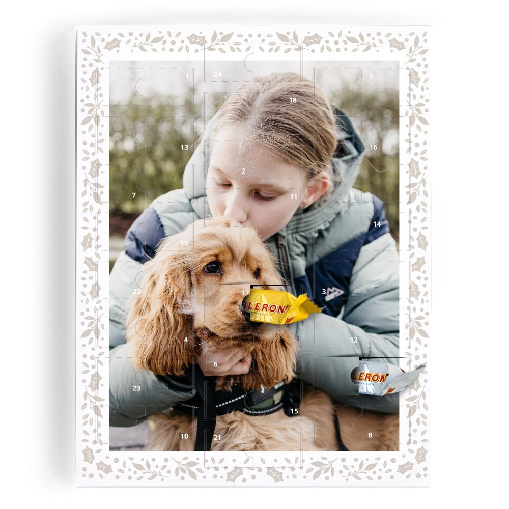Milka Chocolate Advent Calendar 2024 personalised with photo - personalised Milka Chocolate Advent Calendar for women and men, a fun Advent gift (Milka) - Image 6