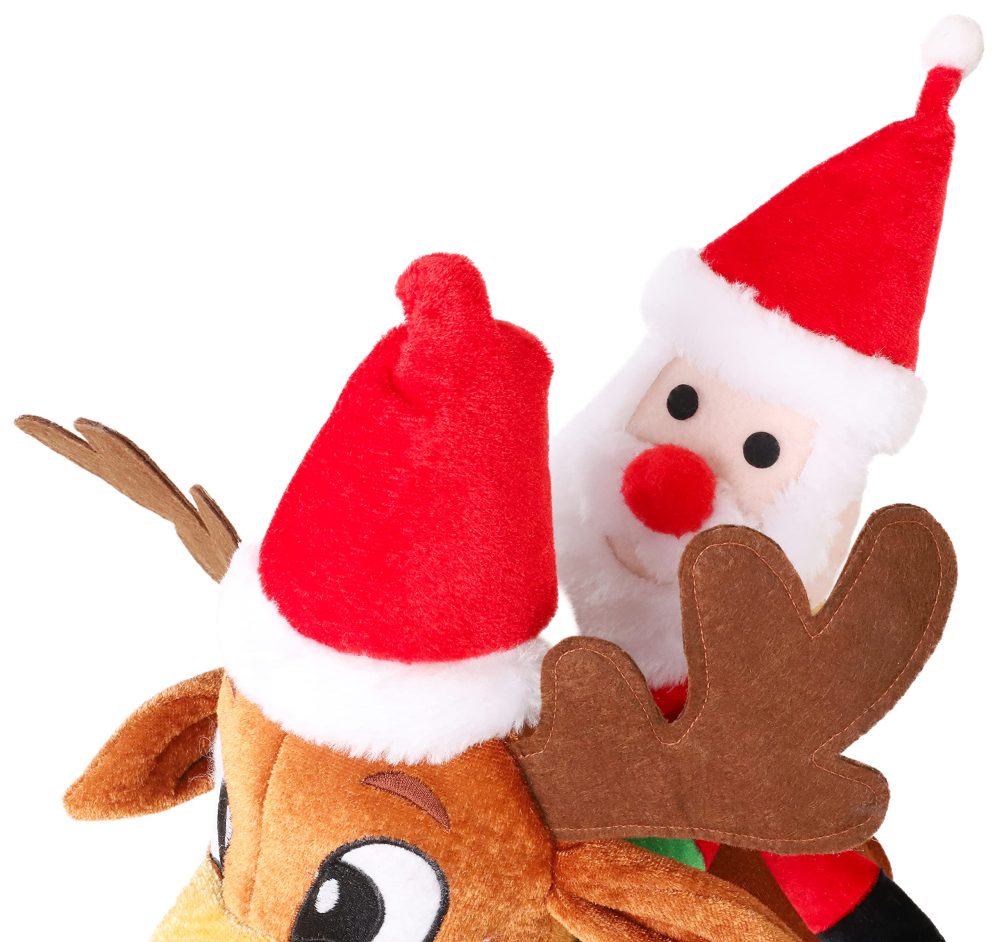 Toyland® Novelty Christmas Hat - Funny Xmas Fancy Dress Hats (Reindeer Hat) - Image 6