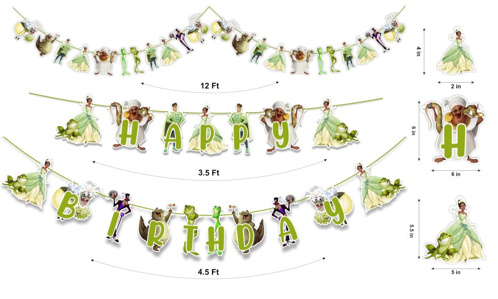 Seyal® The Princss and the Frog Theme Birthday Party Supplies - Image 3