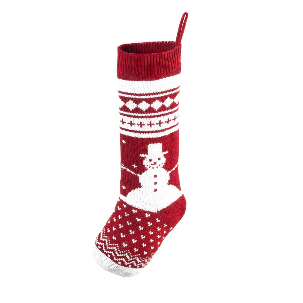 6 Pack 45cm Knit Christmas Stockings, Large Rustic Yarn Xmas Stockings for Family Holiday Decorations - Image 3