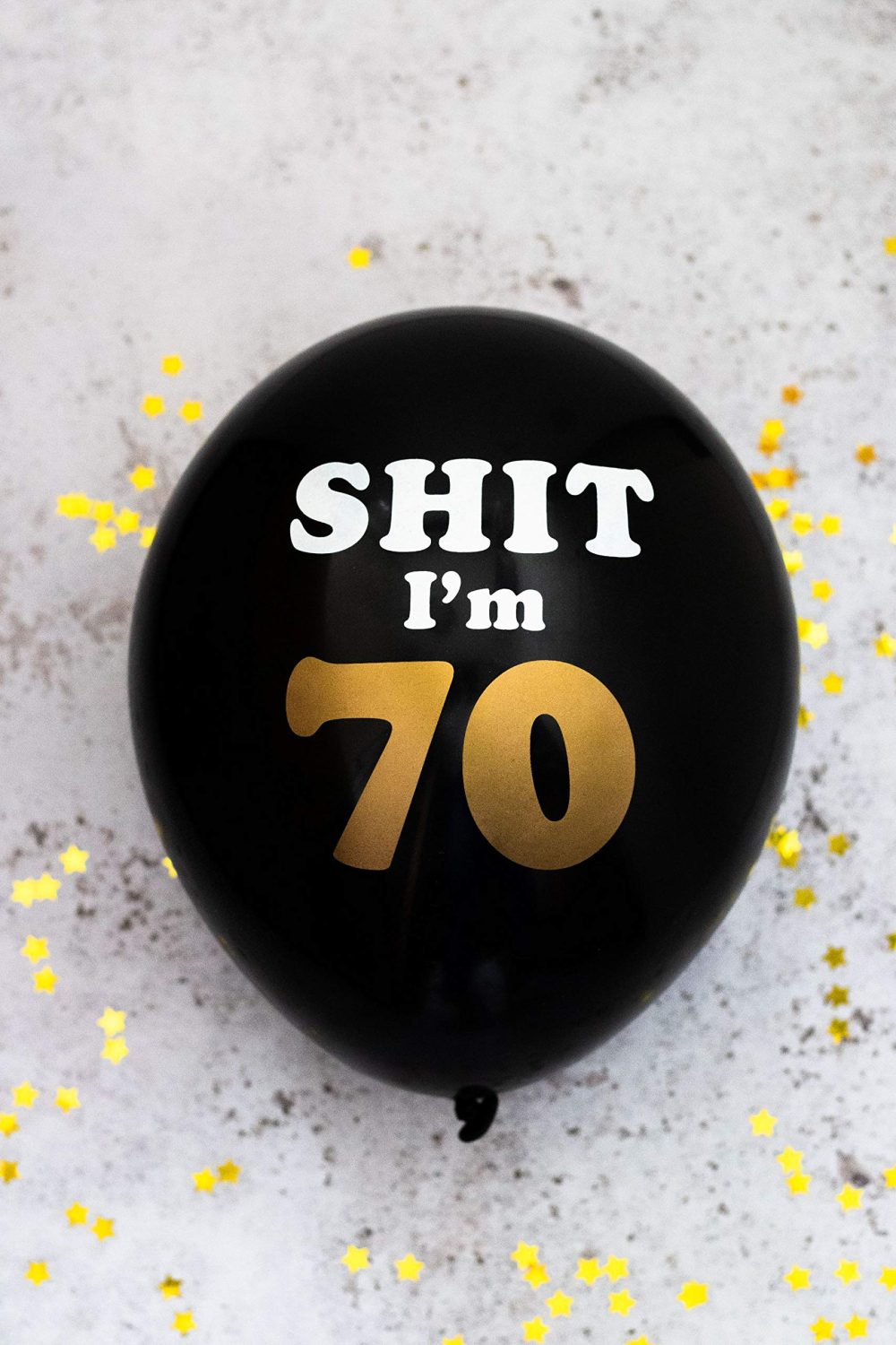 70th Birthday Balloons - funny birthday balloons gift idea for 70th birthday party decorations - Pack of 12 - Image 4