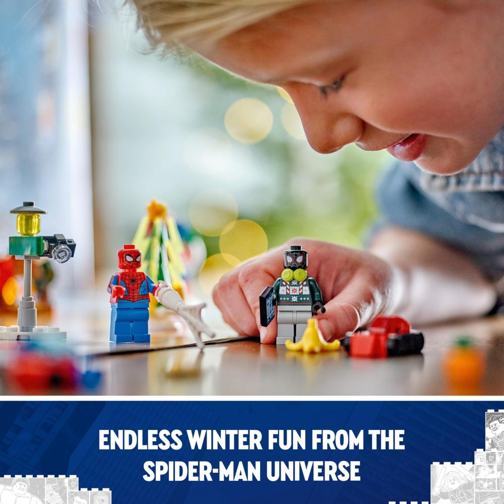 LEGO Marvel Spider-Man Advent Calendar 2024, Buildable Christmas Countdown Toy for Kids, with 24 Super Hero Surprises Including 5 Minifigures, Festive Gift for 7 Plus Year Old Boys and Girls 76293 - Image 4