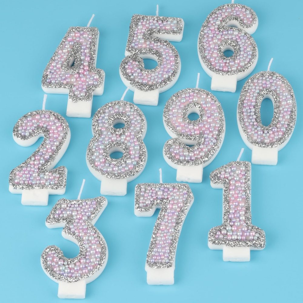 Macaron 3rd Birthday Candles,Purple Pink Number 3 Candle for Cake, Color Pearl Candles, Macaron Themed Birthday Decorations, Sparkler Birthday Candle Cake Topper for Girls Boys Birthday Party Supplies - Image 5