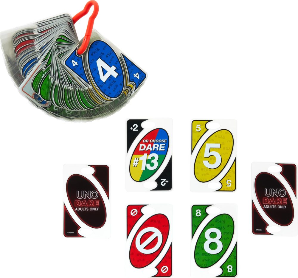 Mattel Games UNO Dare Adults Only, UK English Version, Card Game for Game Night, Travel, Camping & Party, HRL30 - Image 2