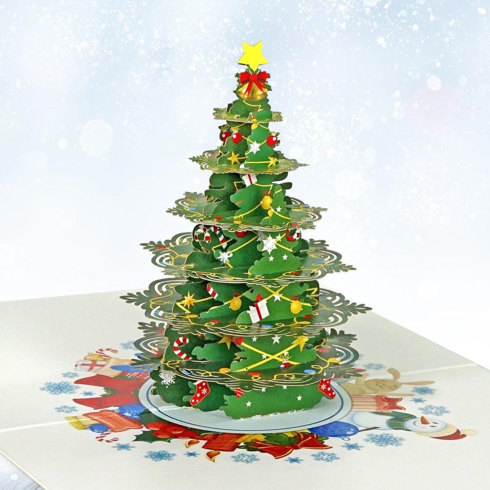 CUTPOPUP Pack 5 Christmas Cards, Christmas Cards 2024, 3D Xmas Cards 2024, Merry Christmas Pop Up Cards, Christmas Cards for Her, Him, Wife, Husband, Mum, Dad (Xmas 5Pack) US8-SET1UK1218 - Image 5